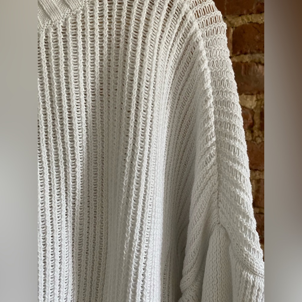 Loft Texture Cotton Sweater - Picture 2 of 6
